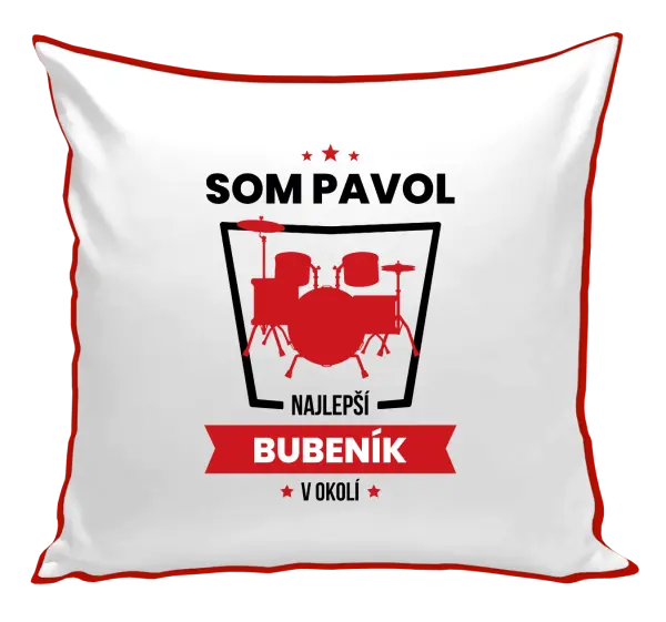 Vankúš Nejlepší v okolí - bubeník - kopie