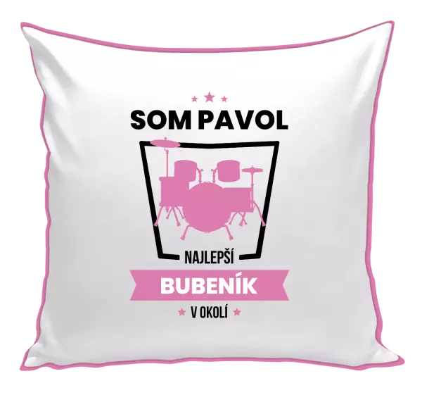 Vankúš Nejlepší v okolí - bubeník - kopie