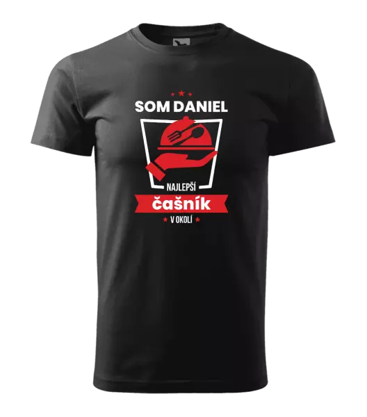 Pánske tričko Najlepší v okolí - čašník