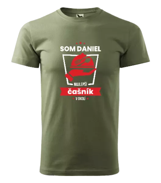 Pánske tričko Najlepší v okolí - čašník