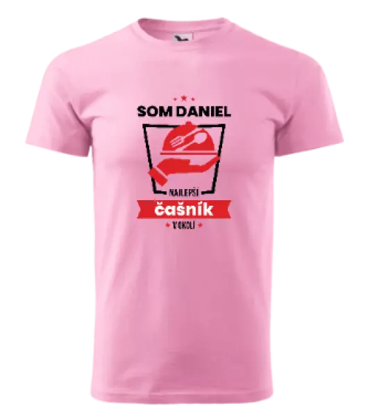 Pánske tričko Najlepší v okolí - čašník