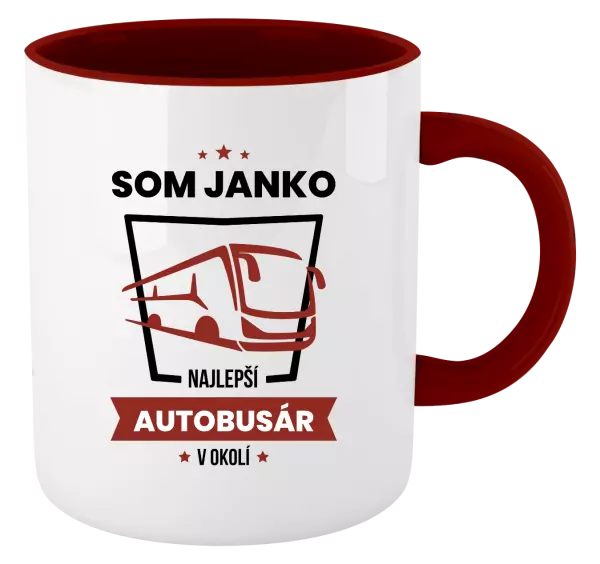 Hrnček Najlepší v okolí - autobusár