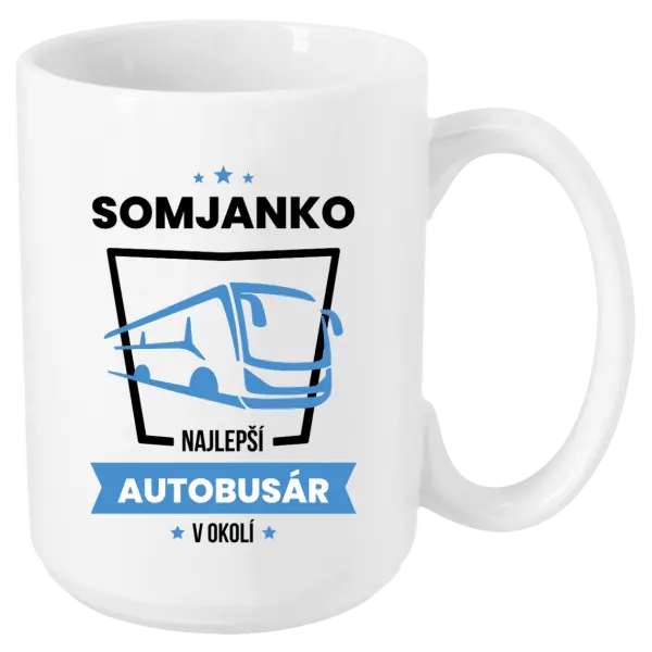 Hrnček Najlepší v okolí - autobusár