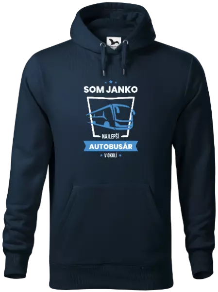 Pánska mikina Najlepší v okolí - autobusár