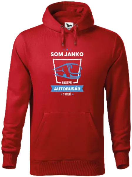 Pánska mikina Najlepší v okolí - autobusár