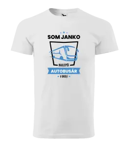 Pánske tričko Najlepší v okolí - autobusár