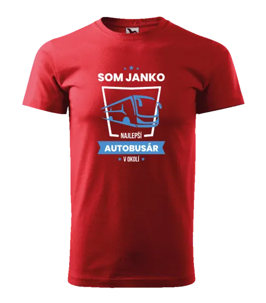 Pánske tričko Najlepší v okolí - autobusár