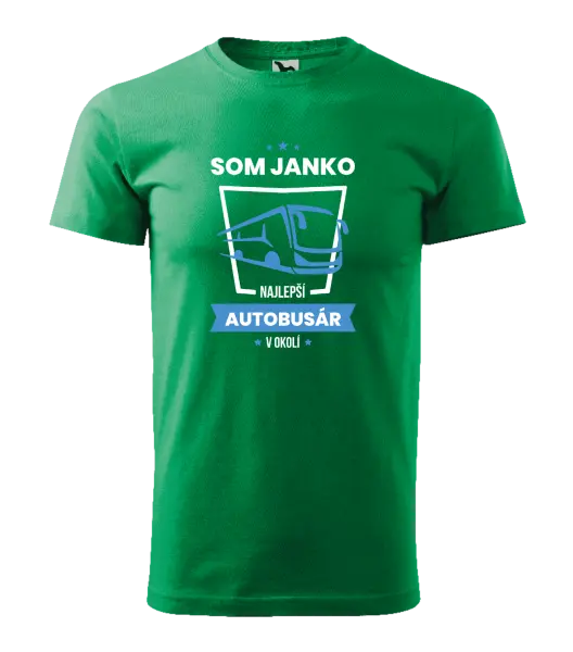 Pánske tričko Najlepší v okolí - autobusár