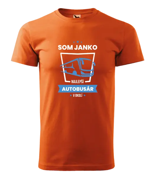 Pánske tričko Najlepší v okolí - autobusár