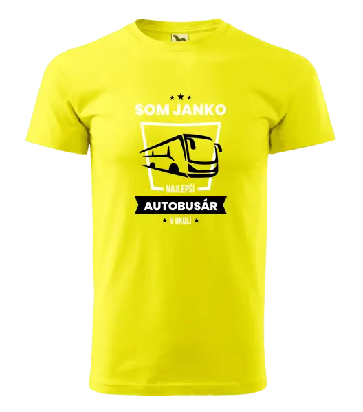 Pánske tričko Najlepší v okolí - autobusár