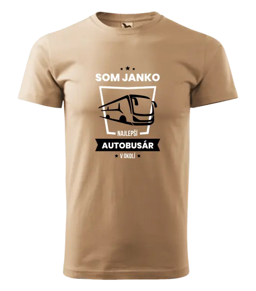 Pánske tričko Najlepší v okolí - autobusár
