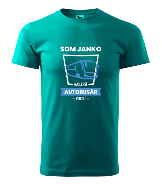 Pánske tričko Najlepší v okolí - autobusár
