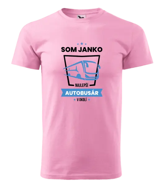 Pánske tričko Najlepší v okolí - autobusár