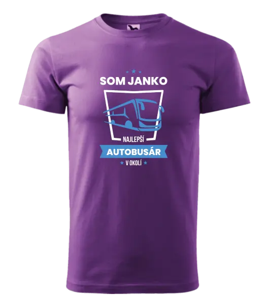 Pánske tričko Najlepší v okolí - autobusár