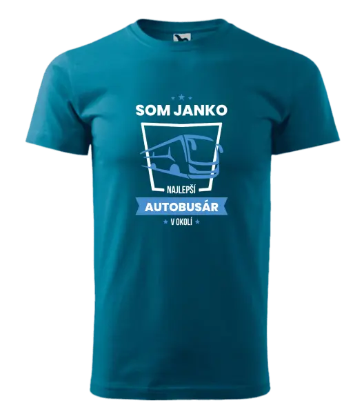 Pánske tričko Najlepší v okolí - autobusár