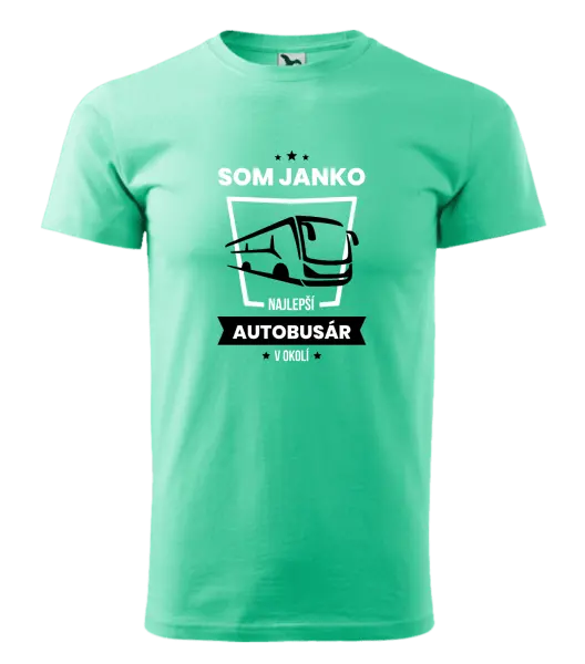 Pánske tričko Najlepší v okolí - autobusár