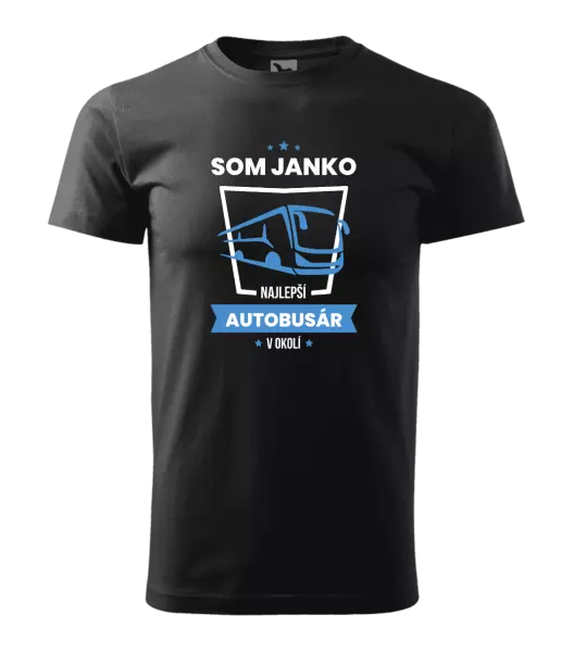 Pánske tričko Nejlepší v okolí - autobusák - kopie