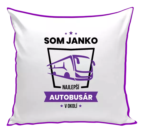 Vankúš Nejlepší v okolí - autobusák - kopie
