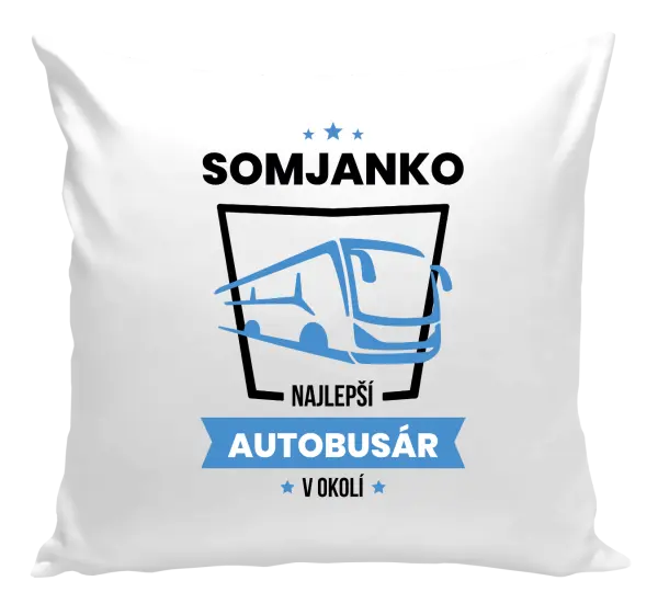Vankúš Nejlepší v okolí - autobusák - kopie