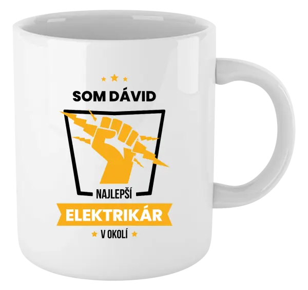 Hrnček Nejlepší v okolí - elektrikář - kopie