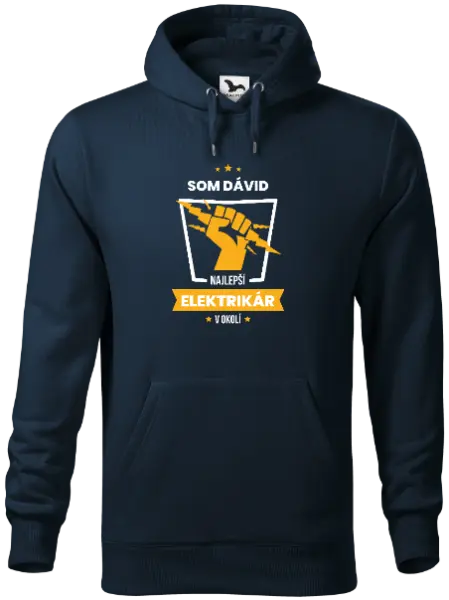 Pánska mikina Nejlepší v okolí - elektrikář - kopie