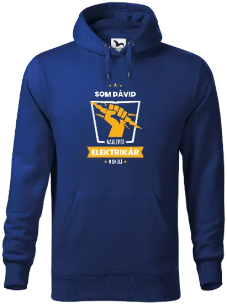 Pánska mikina Nejlepší v okolí - elektrikář - kopie