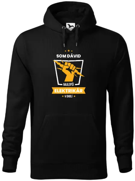 Pánska mikina Nejlepší v okolí - elektrikář - kopie
