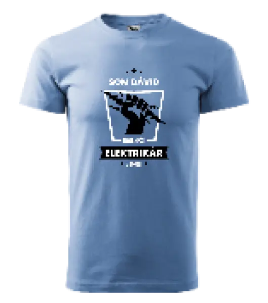 Pánske tričko Nejlepší v okolí - elektrikář - kopie