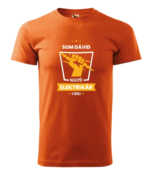 Pánske tričko Nejlepší v okolí - elektrikář - kopie