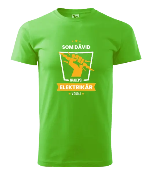 Pánske tričko Nejlepší v okolí - elektrikář - kopie