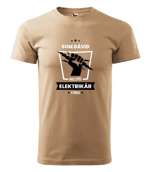 Pánske tričko Nejlepší v okolí - elektrikář - kopie