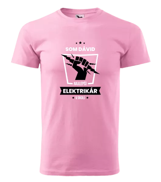 Pánske tričko Nejlepší v okolí - elektrikář - kopie