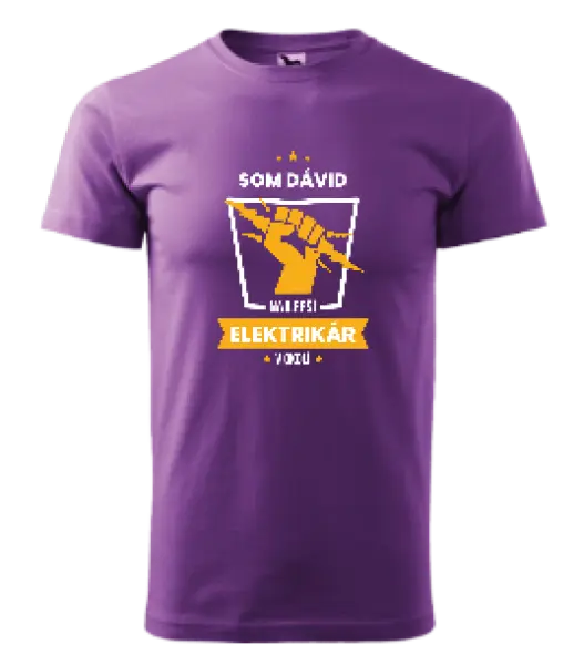 Pánske tričko Nejlepší v okolí - elektrikář - kopie