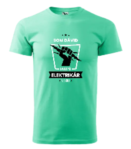 Pánske tričko Nejlepší v okolí - elektrikář - kopie