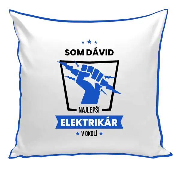 Vankúš Nejlepší v okolí - elektrikář - kopie
