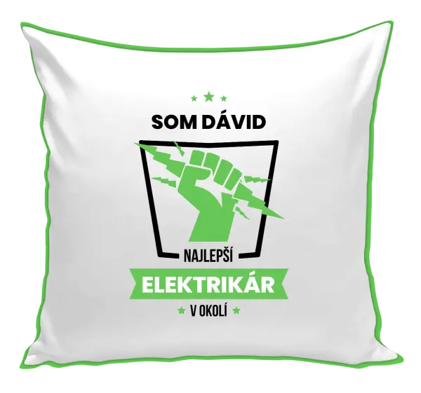 Vankúš Nejlepší v okolí - elektrikář - kopie