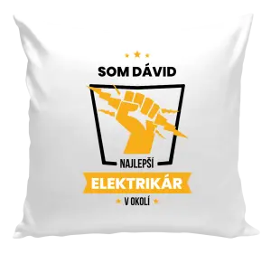 Vankúš Nejlepší v okolí - elektrikář - kopie
