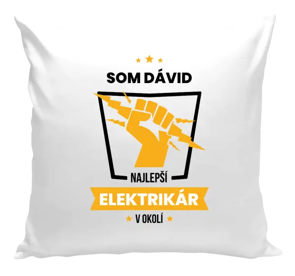 Vankúš Nejlepší v okolí - elektrikář - kopie