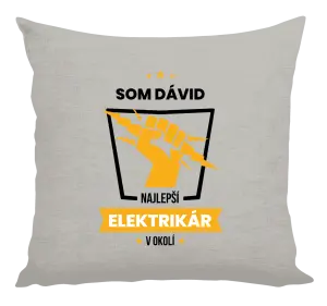 Vankúš Nejlepší v okolí - elektrikář - kopie