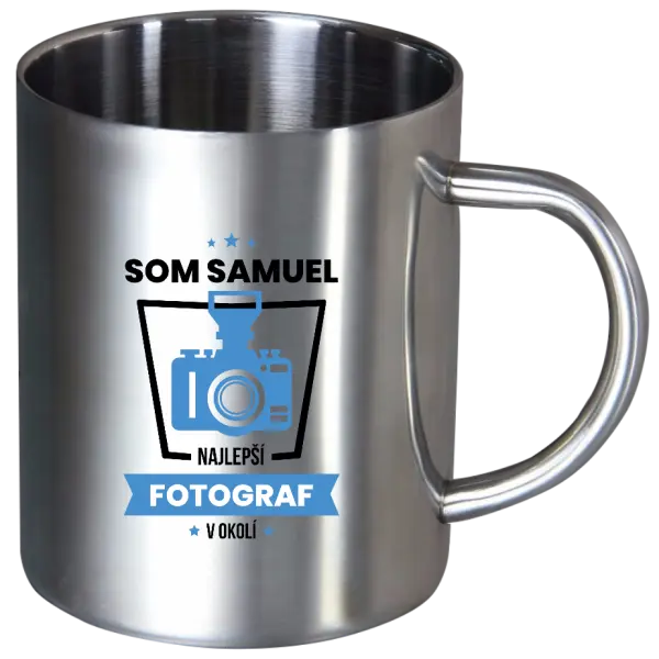 Nerezový hrnček Najlepší v okolí - fotograf