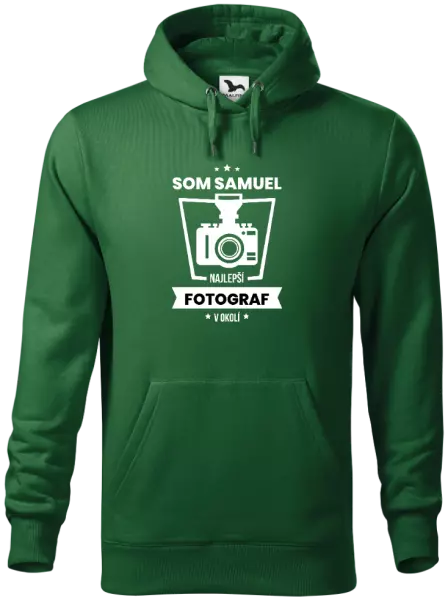 Pánska mikina Najlepší v okolí - fotograf