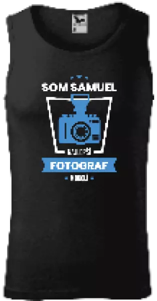 Pánske tielko Najlepší v okolí - fotograf