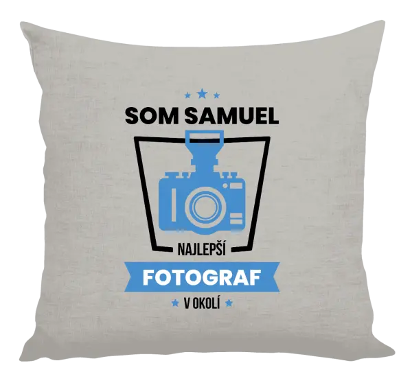 Vankúš Najlepší v okolí - fotograf