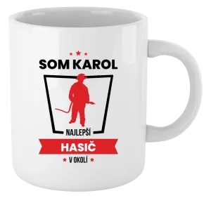 Hrnček Najlepší v okolí - hasič