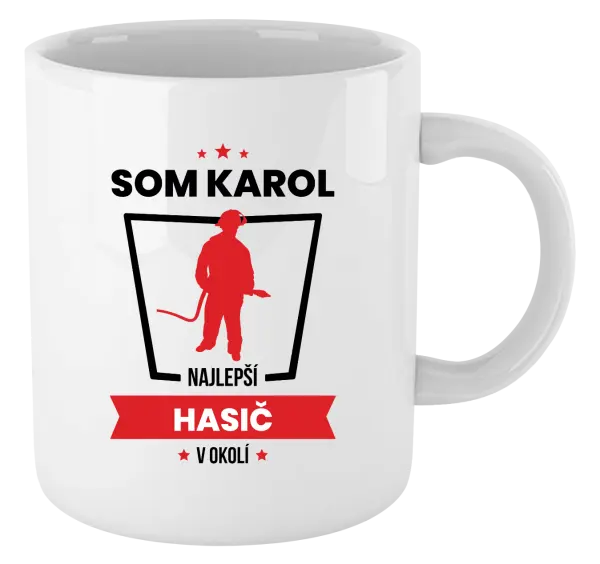 Hrnček Najlepší v okolí - hasič