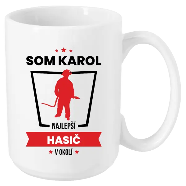 Hrnček Najlepší v okolí - hasič