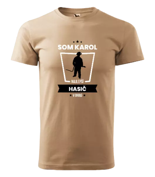 Pánske tričko Najlepší v okolí - hasič