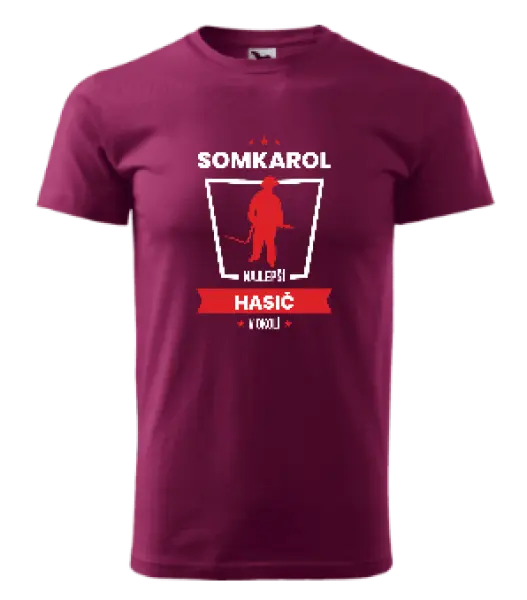 Pánske tričko Najlepší v okolí - hasič