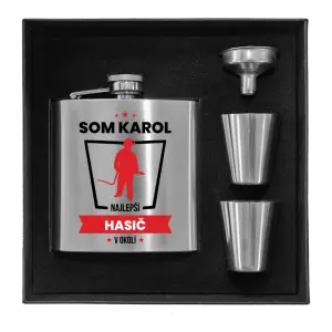 Ploskačka v krabičke Najlepší v okolí - hasič