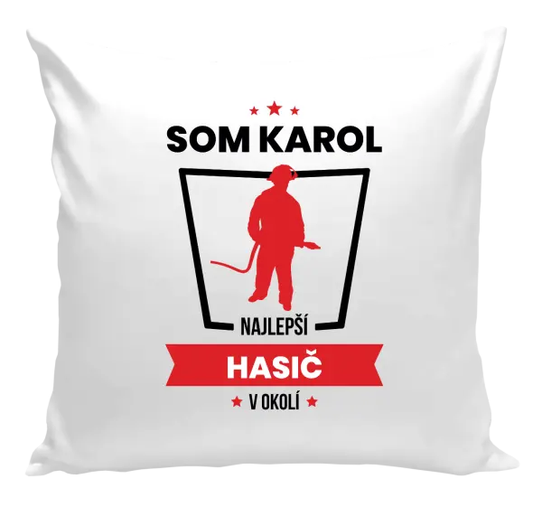 Vankúš Najlepší v okolí - hasič